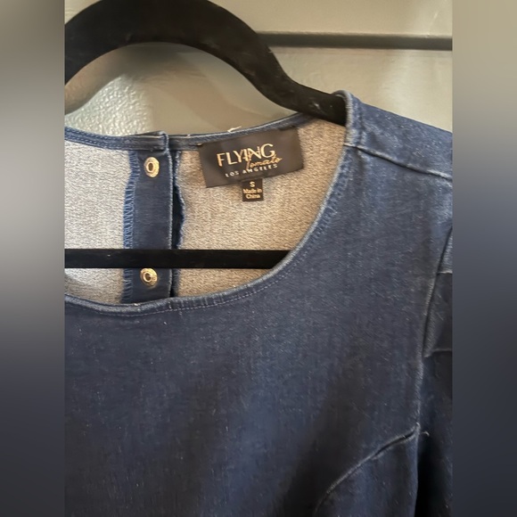 Flying Tomato • SWEET WISH DENIM ROMPER - Picture 4 of 5